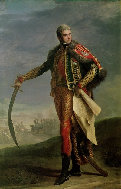 Porträt von Jean Lannes (1769-1809), Herzog von Montebello, 1805-10 von Jean Charles Nicaise Perrin